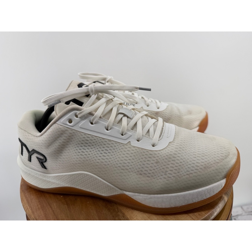 TYR CXT-2 Elite Carbon Training Shoes White Gum Mens 11 Womens 12.5 Sneakers - Picture 3 of 13